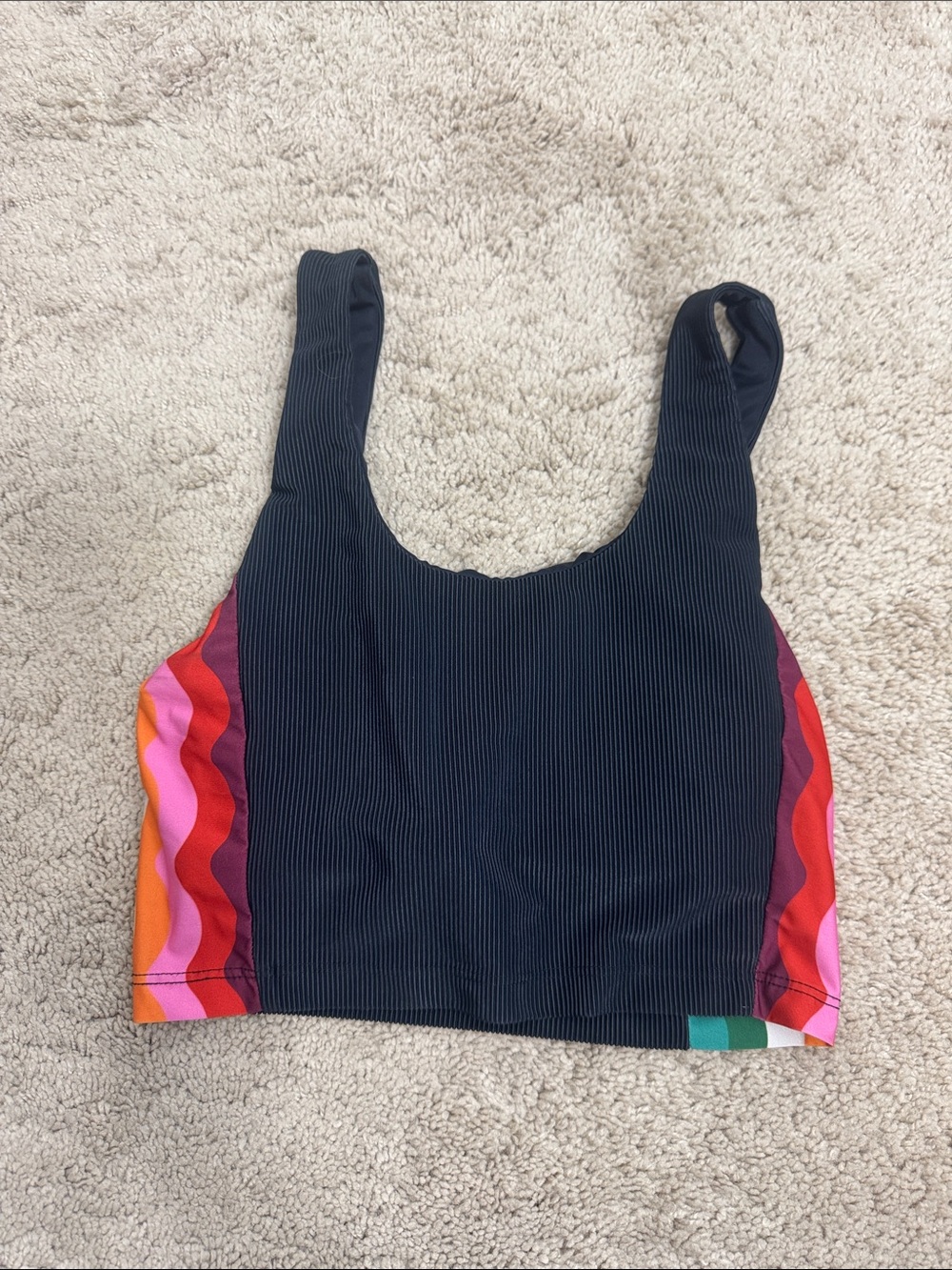 Beach Riot Tessa Ribbed  Crop Tank Top size Small - Picture 3 of 6